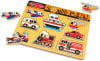 Juguete de Encaje con Sonido vehículos - Melissa and Doug 1