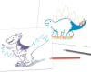 Libro Colerea Punto a Punto DInosaurio - Depesche 2