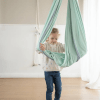 Columpio sensorial doble tela verde nilo - FocuSwing 1
