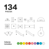 Imanix Tobogán Set 134 Piezas - Braintoys 3
