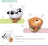 Contenedor de Snack Oso y Panda Pack x2 - Melii 1