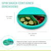 Contenedor para Snack Spin Aqua - Melii 2
