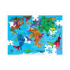 Puzzle Geografía Dinosaurio 80 Piezas - Mudpuppy 1