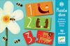 Puzzle Duo Números Animales - Djeco 1