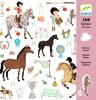 Stickers Caballos 160 Unidades - Djeco 0