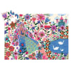 Puzzle Silueta La Princesa y su Pavo Real 36 Piezas - Djeco 2