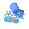 Puzzle Maleta Mi Mundo 100 Piezas - Mideer 1