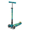 Scooter Plegable Maxi Deluxe Led Verde petróleo - Micro 1