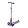 Scooter Plegable Maxi Deluxe Led Morado - Micro 1