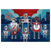 Puzzle Aluminio Robot 100 Piezas - Mudpuppy 2