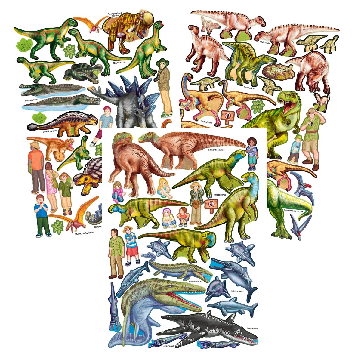 Cuaderno de Sticker Zoo de los Dinosaurios 3
