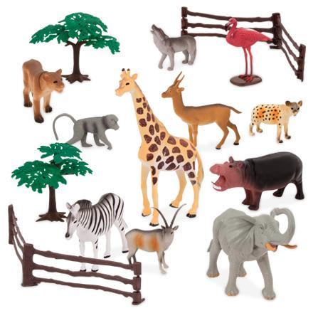 Balde Animales Jungla Set 60 Piezas - Terra3