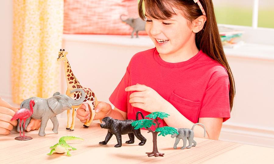 Balde Animales Jungla Set 60 Piezas - Terra 1