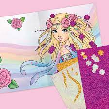 Libro de Colorear con Diseño de Fantasía - Topmodel3