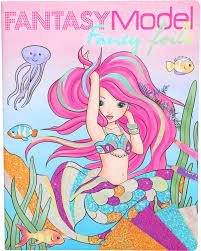 Libro de Colorear con Diseño de Fantasía - Topmodel4