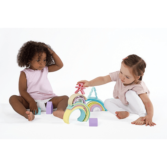 Arcoíris de Colores Pastel 12 Piezas - Dëna5