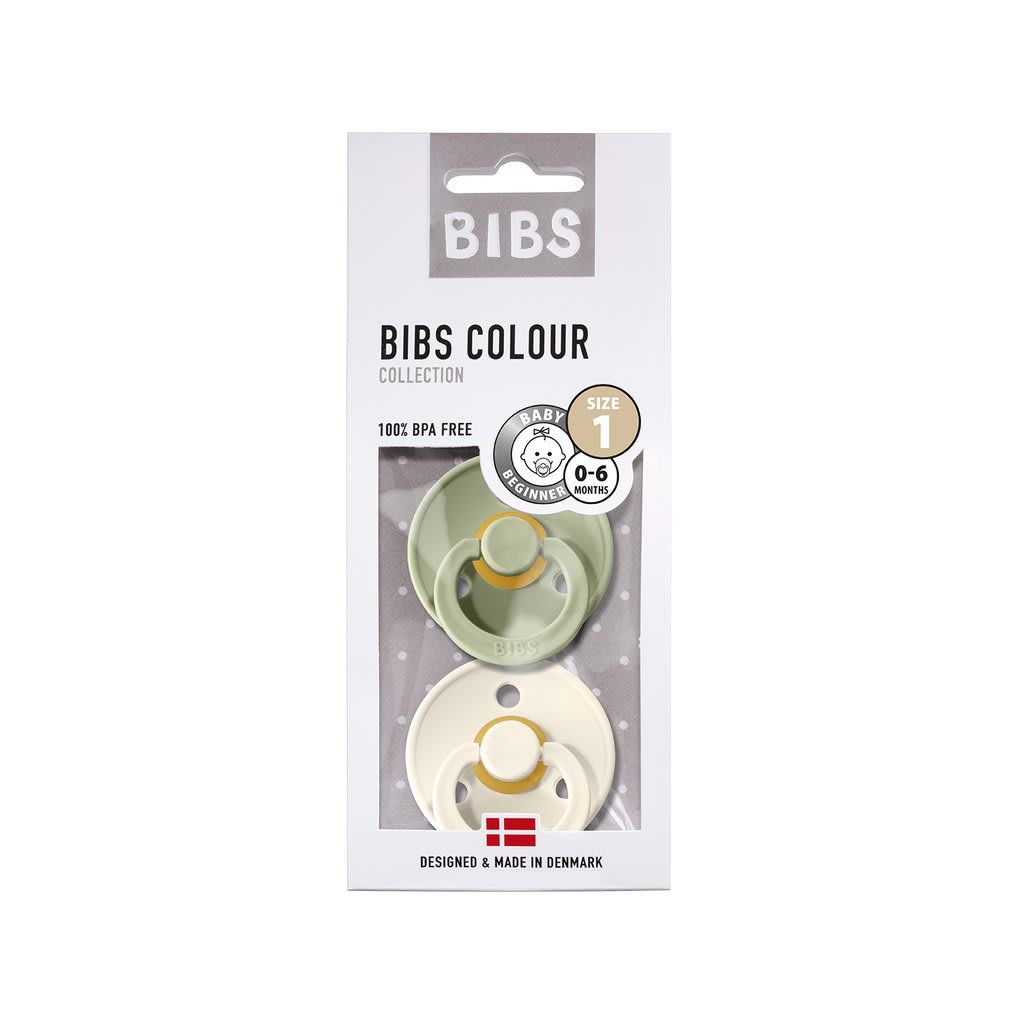 Chupete Bibs Talla 1 Sage - Ivory 2