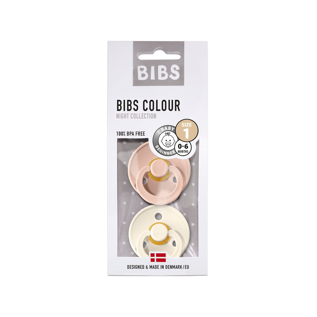 Chupete Bibs Talla 1 Blush - Ivory 3
