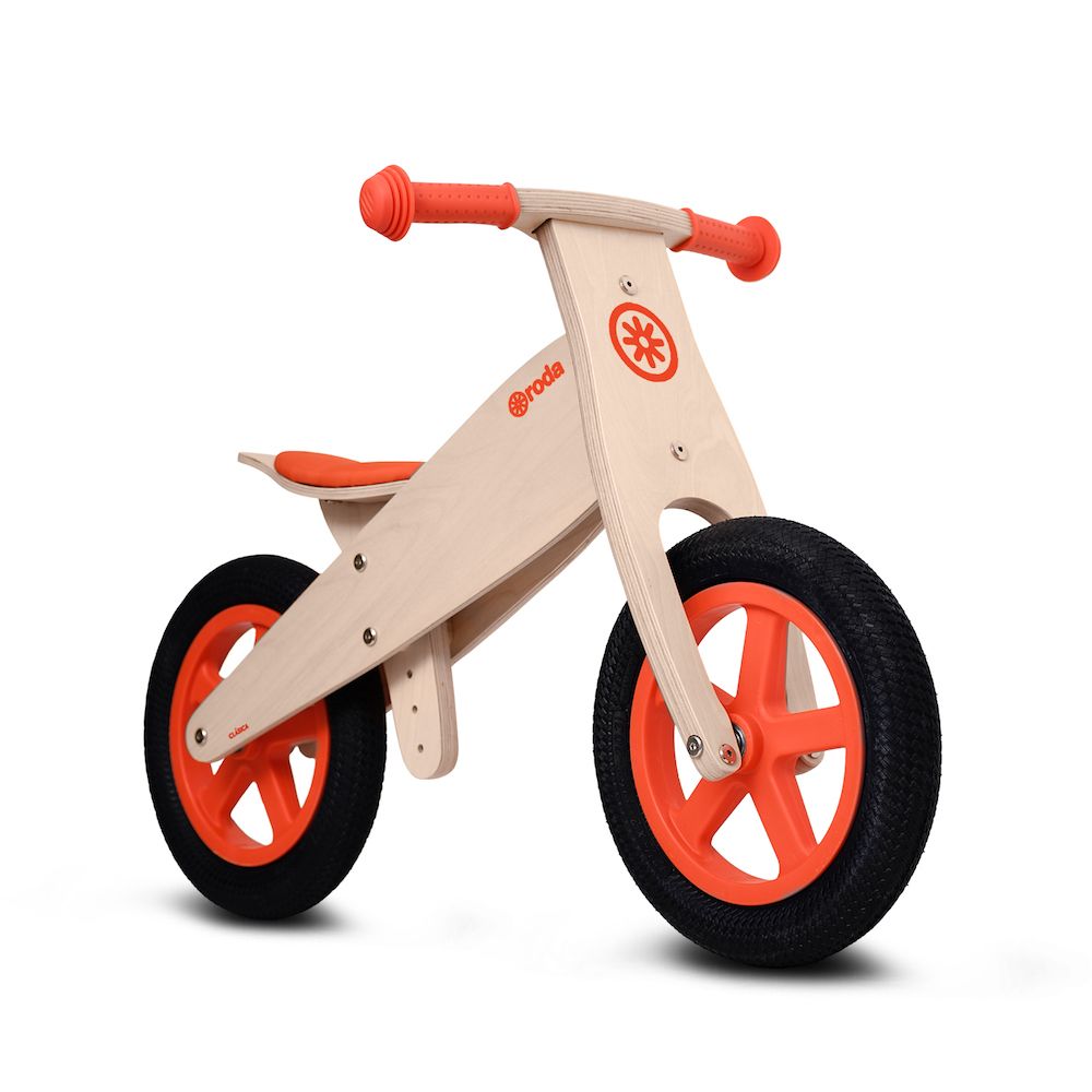 Bicicleta de Equilibrio Madera Rojo - Roda2