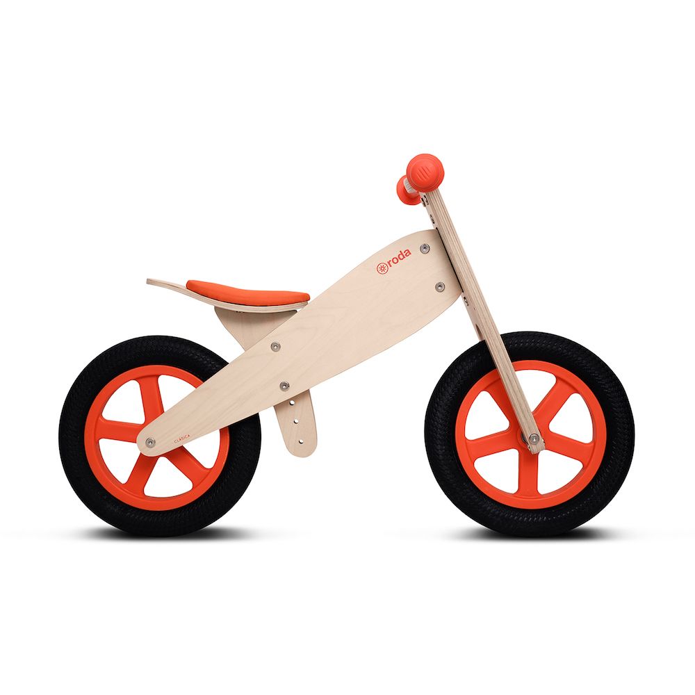 Bicicleta de Equilibrio Madera Rojo - Roda 1