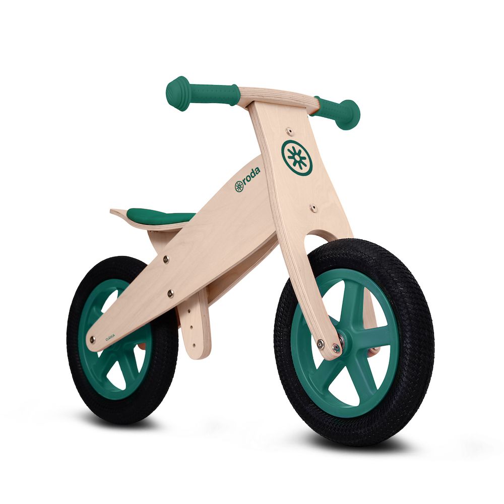 Bicicleta de Equilibrio Madera Verde - Roda2