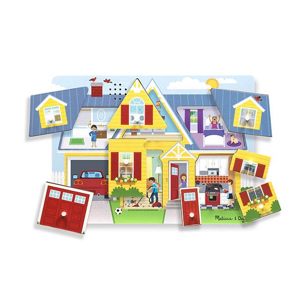 Juguete de Encaje con Sonido Casa - Melissa and Doug2