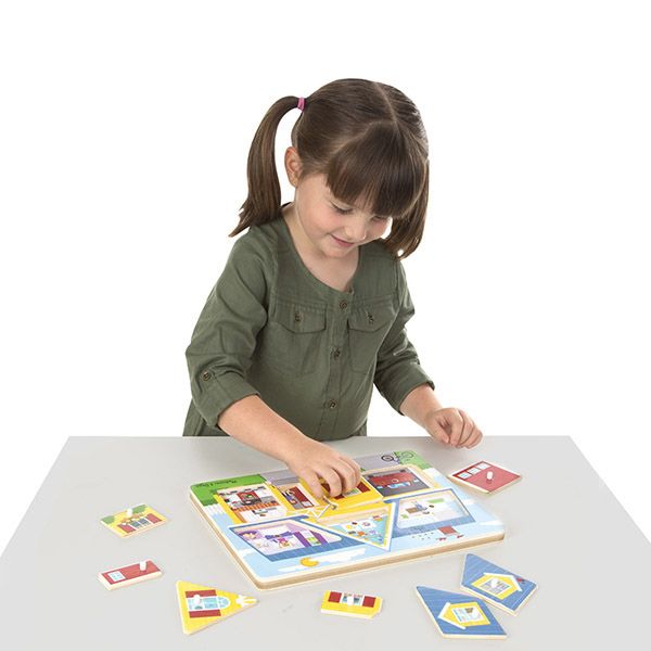 Juguete de Encaje con Sonido Casa - Melissa and Doug3