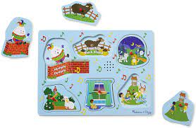 Juguete de Encaje con Sonido Canciones Infantiles - Melissa and Doug1