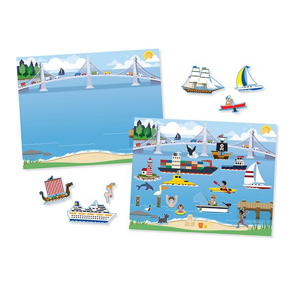 Block de Stickers Reutilizable Vehículos - Melissa and Doug2