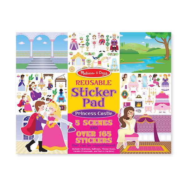 Block de Stickers Reutilizable Princesas - Melissa and Doug 1