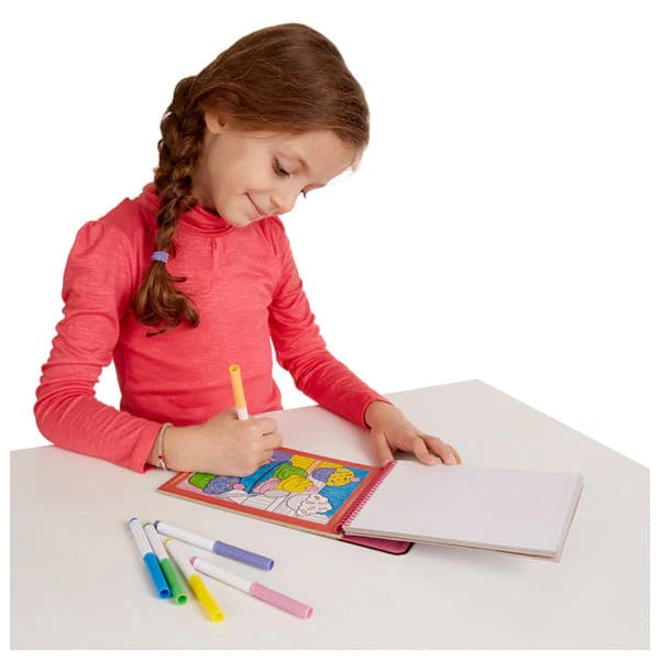 Block Pinta por Números Niña - Melissa and Doug2