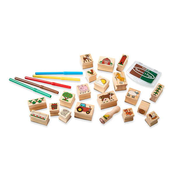 Timbres de Madera Granja - Melissa and Doug2