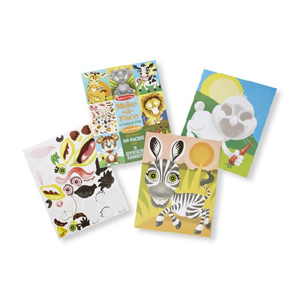 Block de Stickers Caras de Animales - Melissa and Doug2 Block de Stickers Caras de Animales - Melissa and Doug2