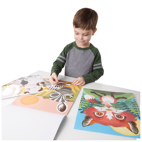 Block de Stickers Caras de Animales - Melissa and Doug4