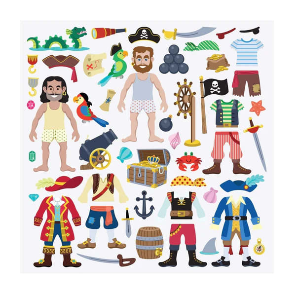 Stickers Reutilizables Piratas - Melissa and Doug3