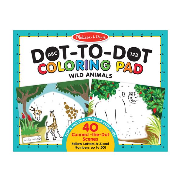 Block para Dibujar Animales Salvajes - Melissa and Doug 1