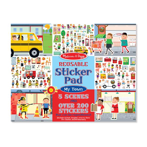 Block de Stickers Reutilizable Ciudad - Melissa and Doug 4