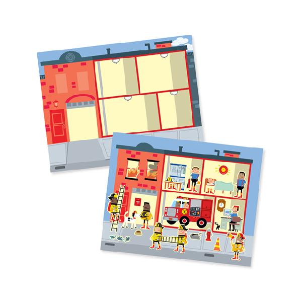 Block de Stickers Reutilizable Ciudad - Melissa and Doug2