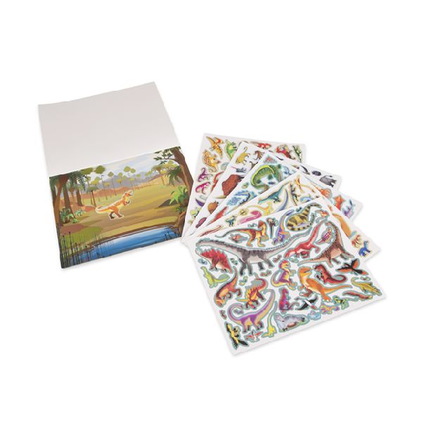 Block de Stickers Reutilizable Prehistoria - Melissa and Doug2