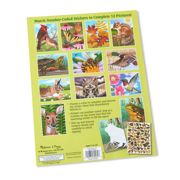 Block Pinta con Stickers Naturaleza - Melissa and Doug3