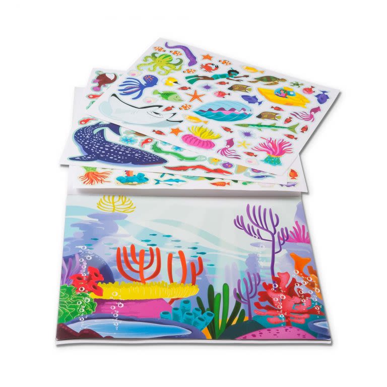 Block de Stickers Reutilizables Bajo del  Mar - Melissa and Doug2