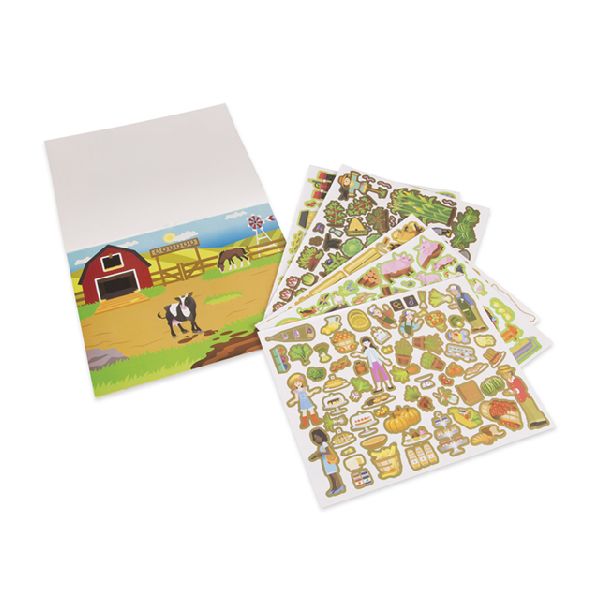 Block de Stickers Reutilizable Granja - Melissa and Doug2