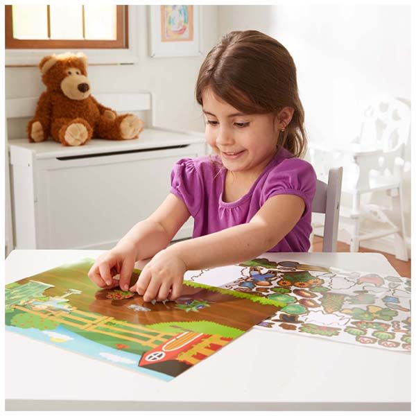 Block de Stickers Reutilizable Granja - Melissa and Doug5