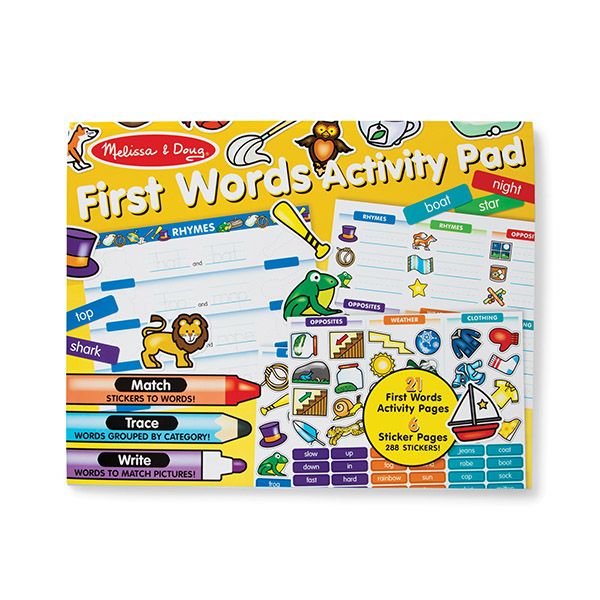 Block de Actividades First Words - Melissa and Doug 3