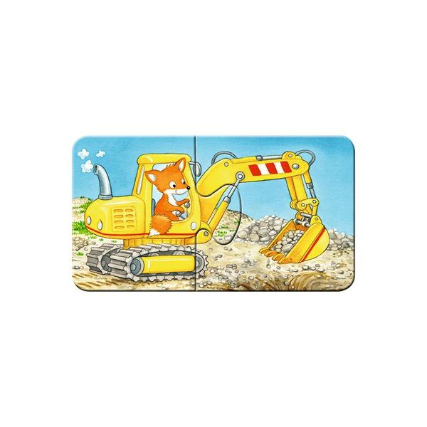 Mi Primer Puzzle Animales en la Construcción 9x2 - Ravensburger2