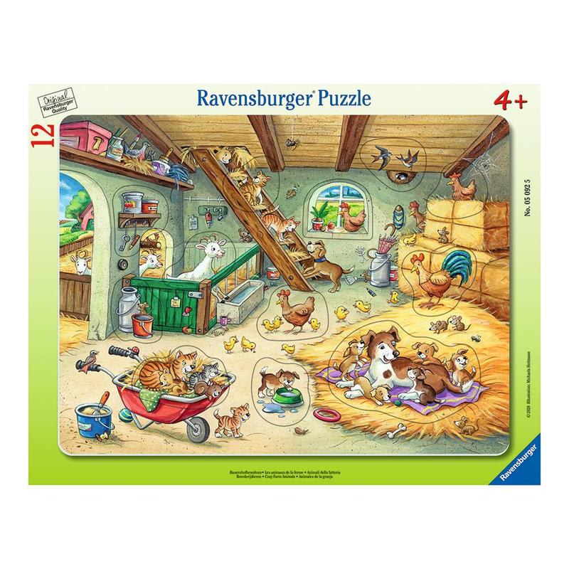 Puzzle Enmarcado La Granja 12 Piezas - Ravensburger 1