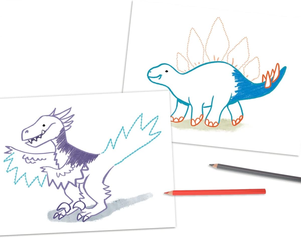 Libro Colerea Punto a Punto DInosaurio - Depesche2