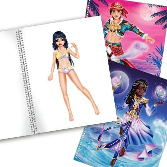 Libro para Colorear Fantasy -Top Model3