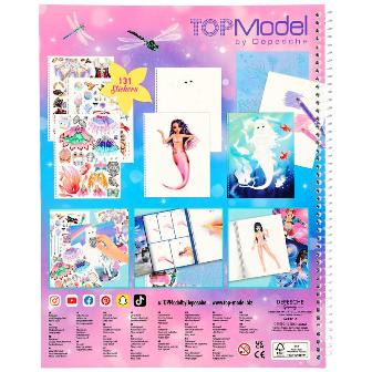 Libro para Colorear Fantasy -Top Model5