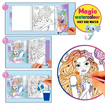 Libro de Acuarelas Mermaid - Top Model3